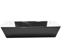 hamper tray with handles lge (10pcs) -black