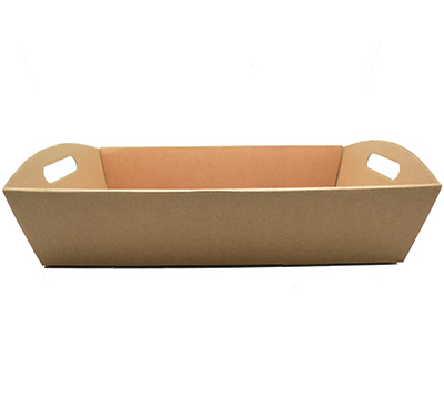 hamper tray with handles lge (10pcs) -natural