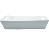 hamper tray with handles lge (10pcs) -white