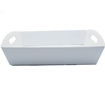 hamper tray with handles med (10pcs) -white