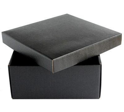 gift box easy 22cm low (10pcs)-black linen #2