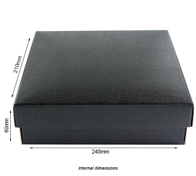 gift box easy chocolate (10pcs)-black linen #3