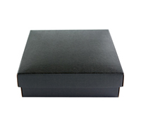 gift box easy chocolate (10pcs)-black linen