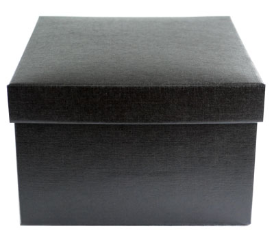 gift box easy gift small (10pcs)-black linen