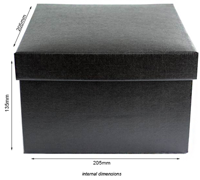 gift box easy gift small (10pcs)-black linen #3