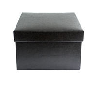 gift box easy gift small (10pcs)-black linen