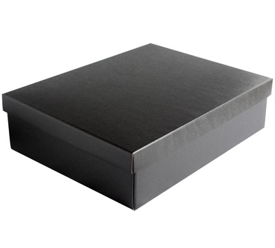 gift box easy shirt large (10pcs)-black linen