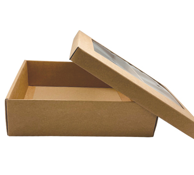 gift box easy window shirt small (10pcs)-natural #2