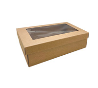 gift box easy window shirt small (10pcs)-natural