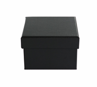 gift box cube (10pcs) - black linen