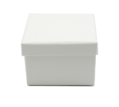 gift box cube (10pcs) - white linen