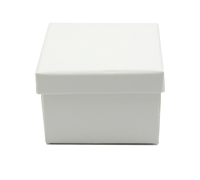 gift box cube (10pcs) - white linen