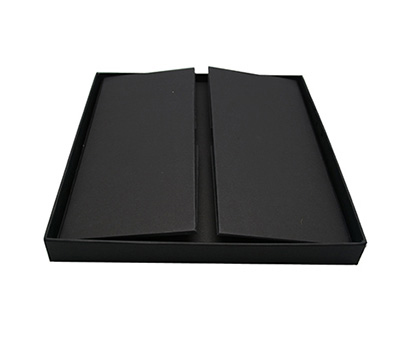 gift box base-lid squared2 (3pcs) - black linen #3