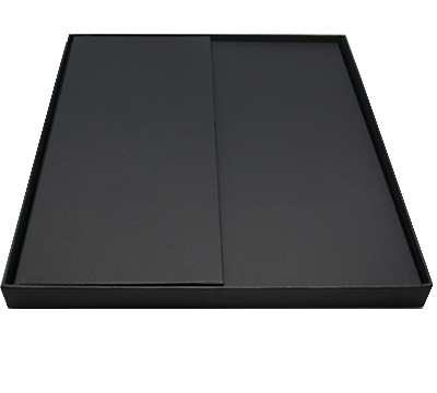gift box base-lid large gift (3pcs) - black linen #3