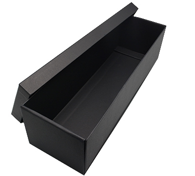 gift box base-lid wine 1 (3pcs) - black linen #3