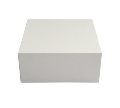 gift box magnetic squared2 (3pcs) - white linen #2