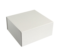 gift box magnetic squared2 (3pcs) - white linen