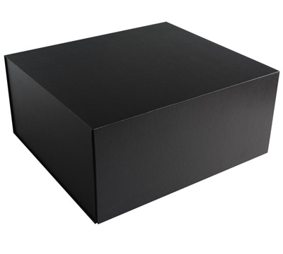 gift box pack - magnetic large gift - black linen