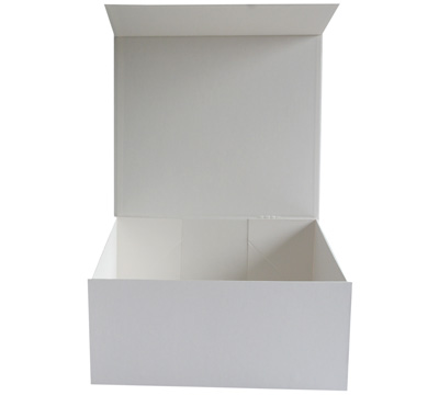 gift box magnetic large gift (3pcs) - white linen #3