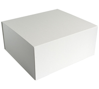 gift box magnetic large gift (3pcs) - white linen