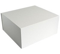 gift box magnetic large gift (3pcs) - white linen