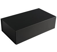 gift box magnetic wine 2 (3pcs) - black linen