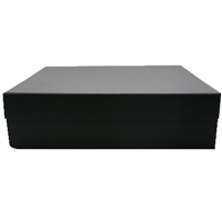 gift box magnetic triple (3pcs) - black linen