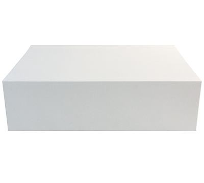 gift box magnetic triple (3pcs) -  white linen #1