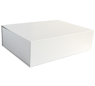 gift box magnetic triple (3pcs) -  white linen #2