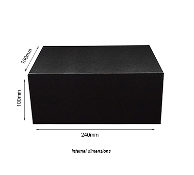 gift box magnetic small gift (3pcs) - black linen #3