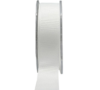 25mm classic grosgrain (3pcs) - white