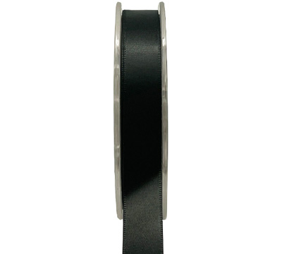 15mm double sided satin (3pcs)-black