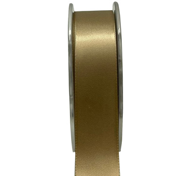 25mm double sided satin (3pcs)-gold