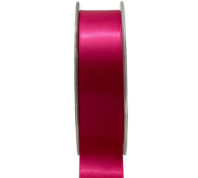25mm double sided satin (3pcs)-hot pink