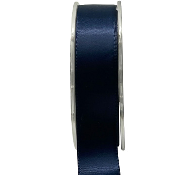 25mm double sided satin (3pcs)-navy