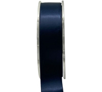 25mm double sided satin (3pcs)-navy