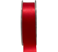 25mm double sided satin (3pcs)-red