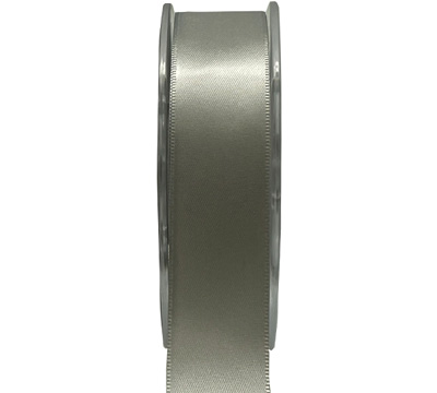 25mm double sided satin (3pcs)-silver