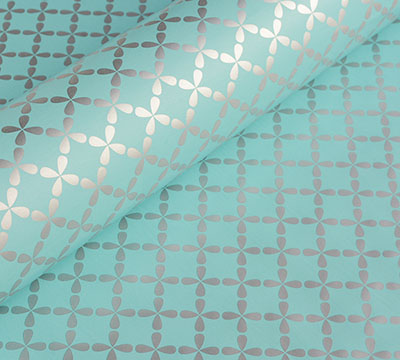 10m clover slim-wrap pack- silver on tiffany #2