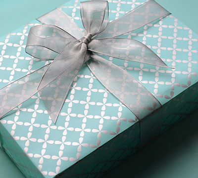 10m clover slim-wrap pack- silver on tiffany #3