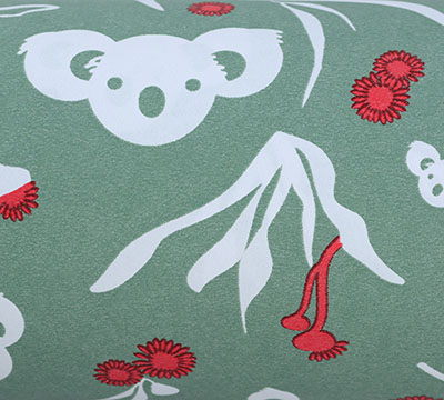 10m koala slim-wrap pack -sage-scarlet on white kraft