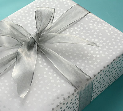 10m square confetti slim-wrap pack-silver #3