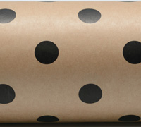 10m spot kraft slim-wrap pack-black
