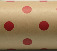 10m spot kraft slim-wrap pack-scarlet