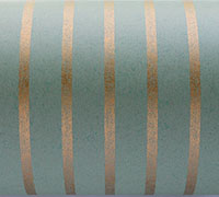 10m mini kraft stripe wrap-sage-gold