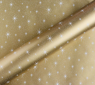 10m twinkling stars slim-wrap pack metallic gold #2