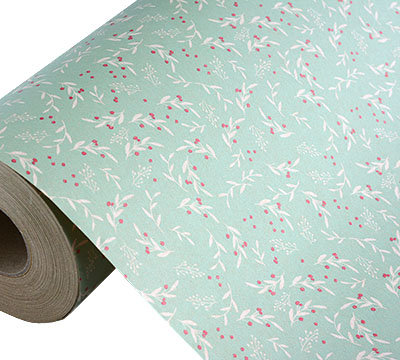 10m winterberry kraft slim-wrap pack-sage-white-red #3