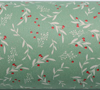 10m winterberry kraft slim-wrap pack-sage-white-red