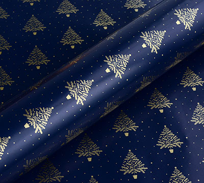 10m yuletide tree slim-wrap pack-gold-navy #2