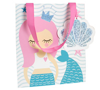 gift bag large mermaid (5pcs)